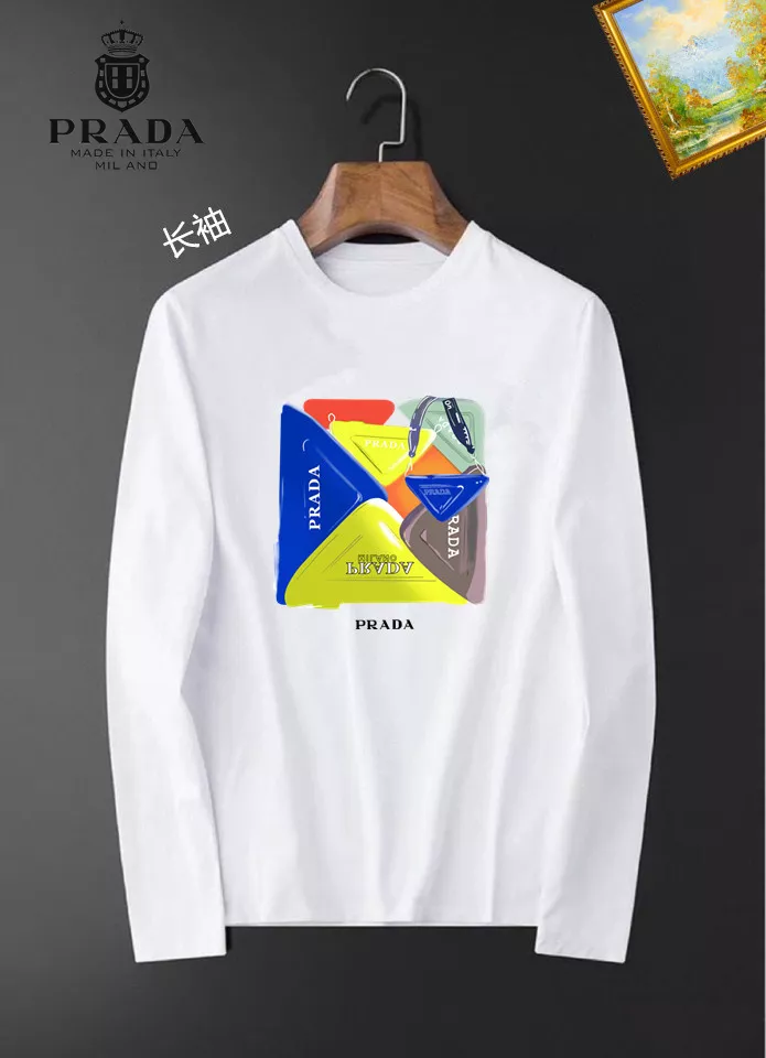 Prada T-Shirts Long Sleeved For Unisex UrbanStyle 2852