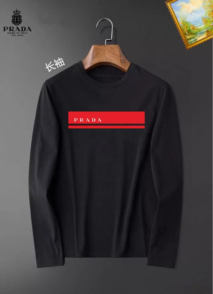 Prada T-Shirts Long Sleeved For Unisex WellDesigned 5850