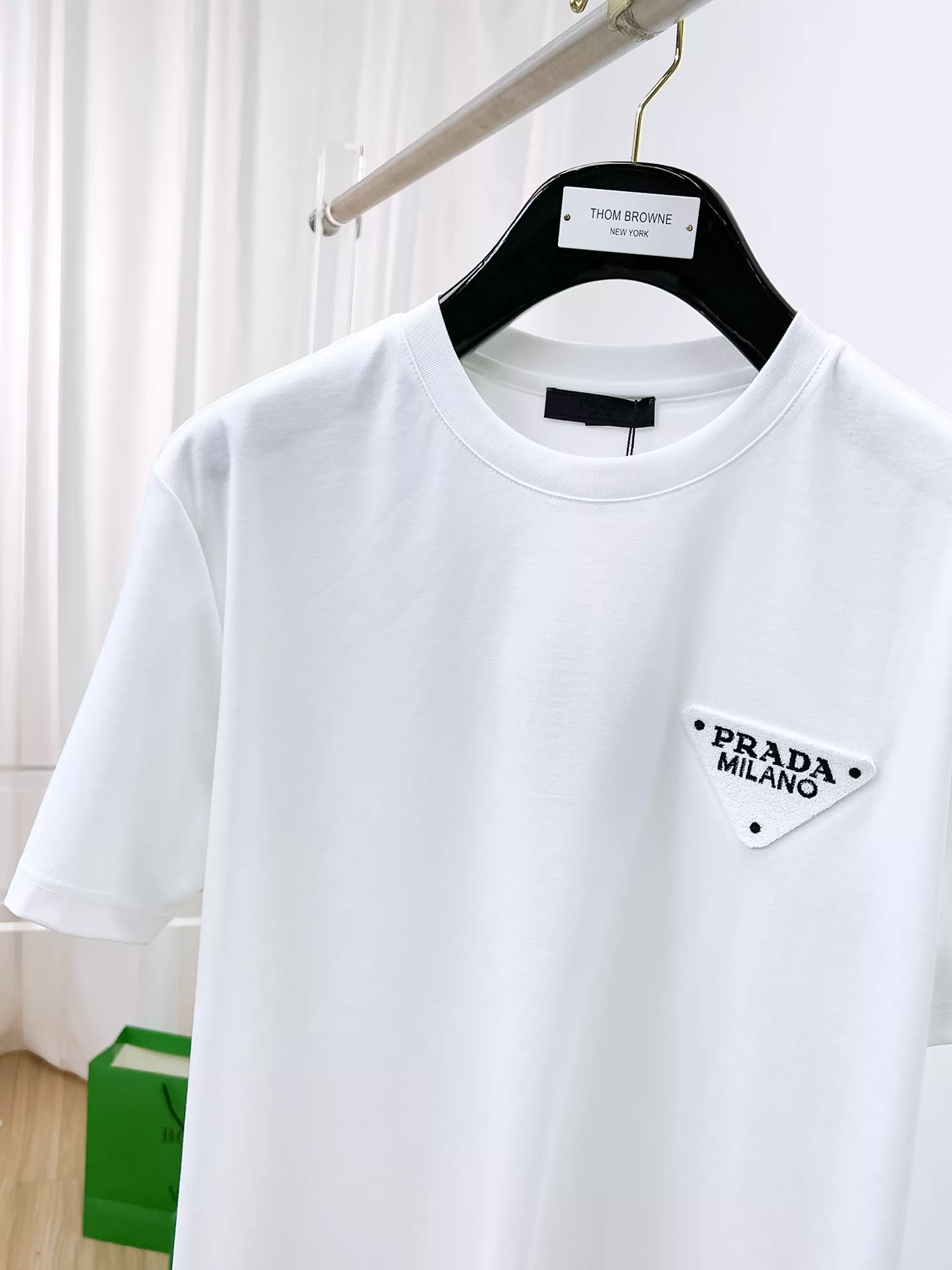 Prada T-Shirts Short Sleeved For Men Affordable 743