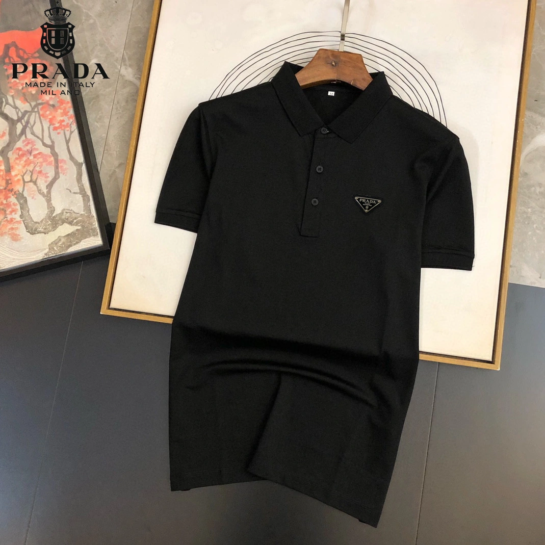 Prada T-Shirts Short Sleeved For Men BestValue 7339