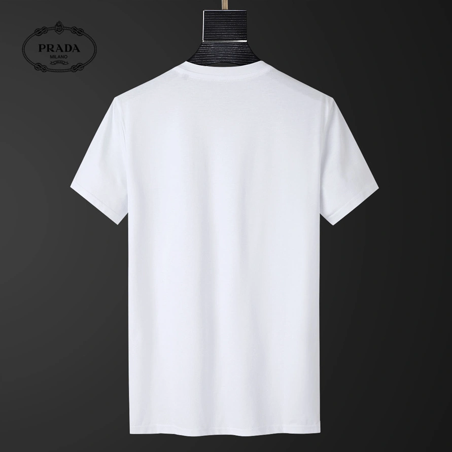 Prada T-Shirts Short Sleeved For Men Bold 8195