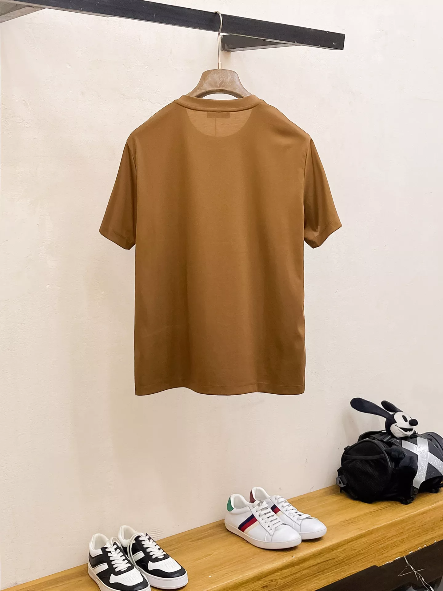 Prada T-Shirts Short Sleeved For Men Bold 9536