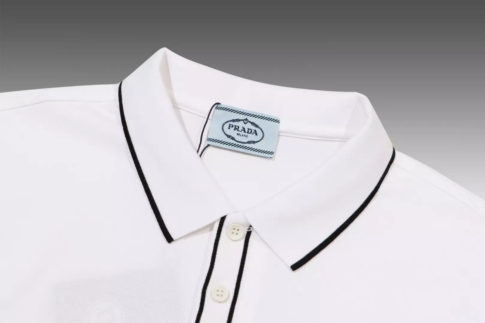 Prada T-Shirts Short Sleeved For Men Bold 9935