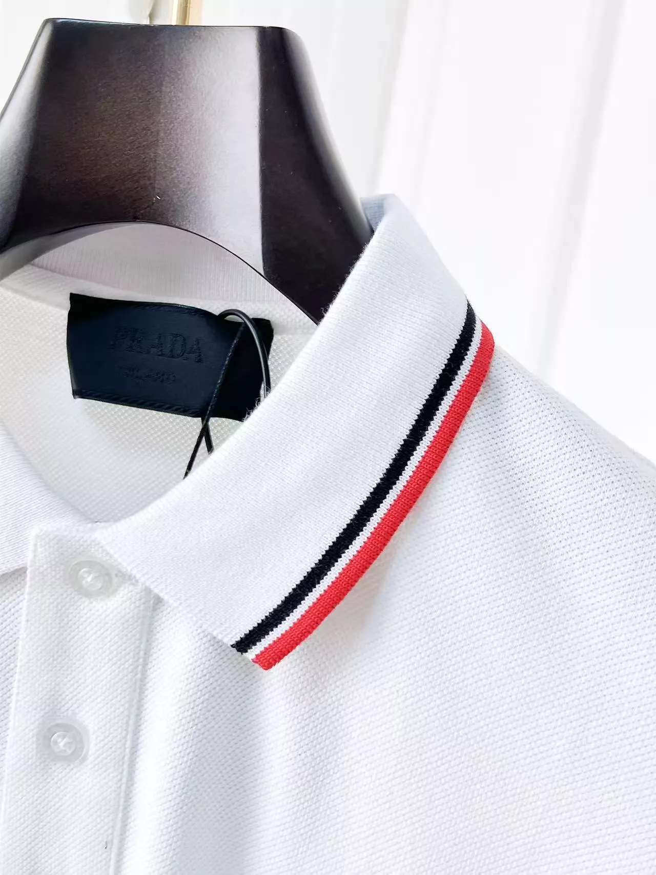 Prada T-Shirts Short Sleeved For Men Bright 6896