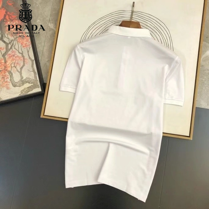Prada T-Shirts Short Sleeved For Men Classic 8817