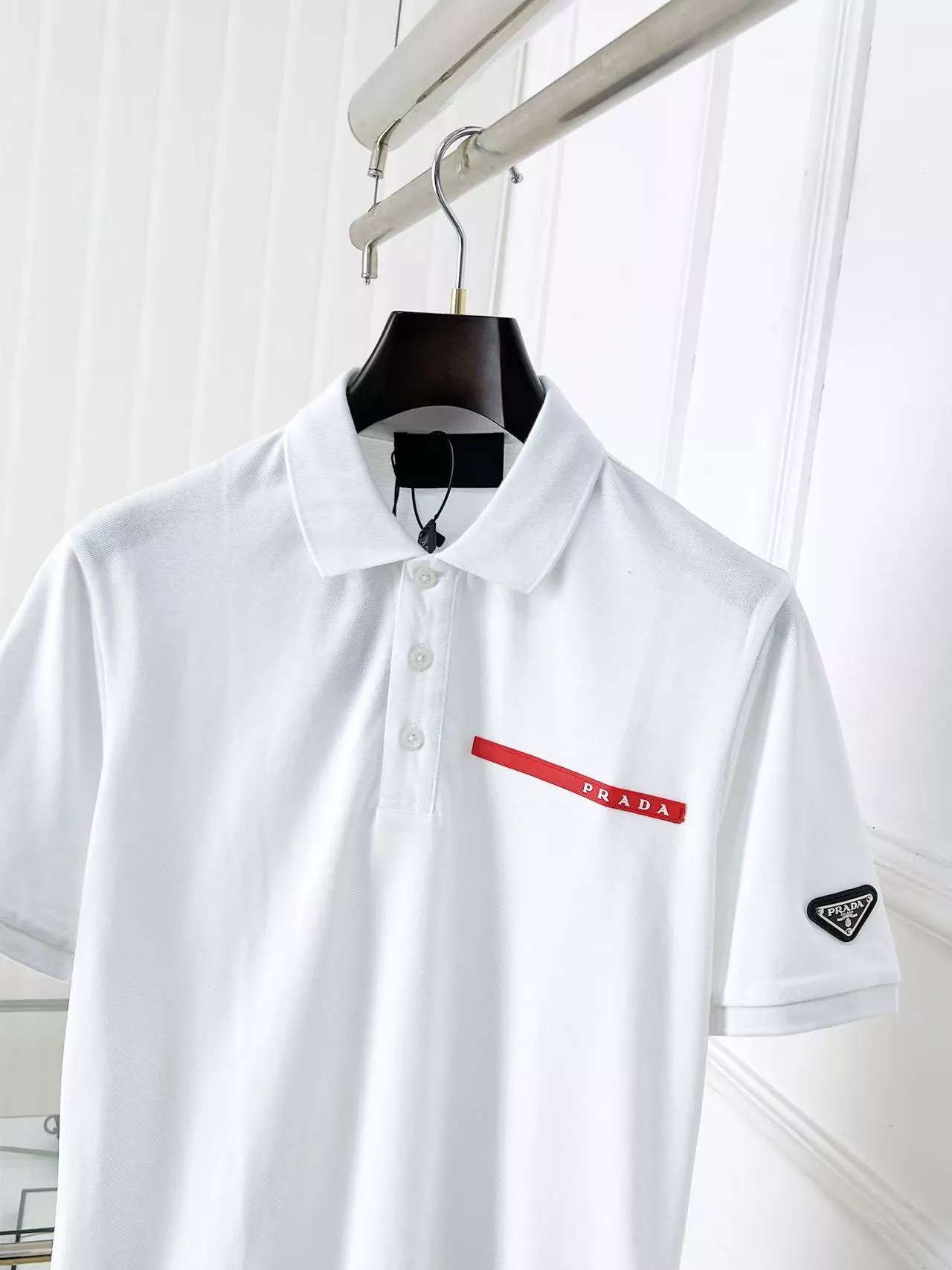 Prada T-Shirts Short Sleeved For Men Comfortable 2115