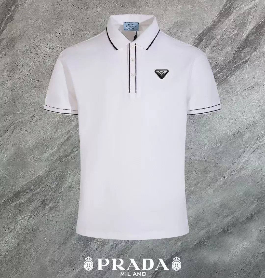 Prada T-Shirts Short Sleeved For Men Comfortable 7482