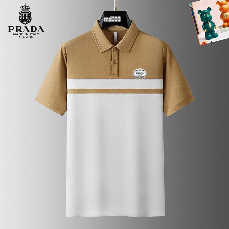 Prada T-Shirts Short Sleeved For Men Compact 2279