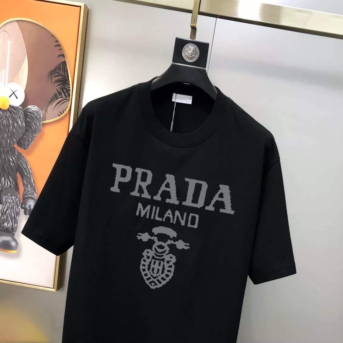 Prada T-Shirts Short Sleeved For Men Durable 2501