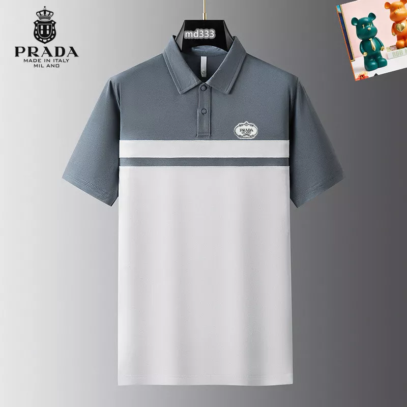 Prada T-Shirts Short Sleeved For Men Durable 4973