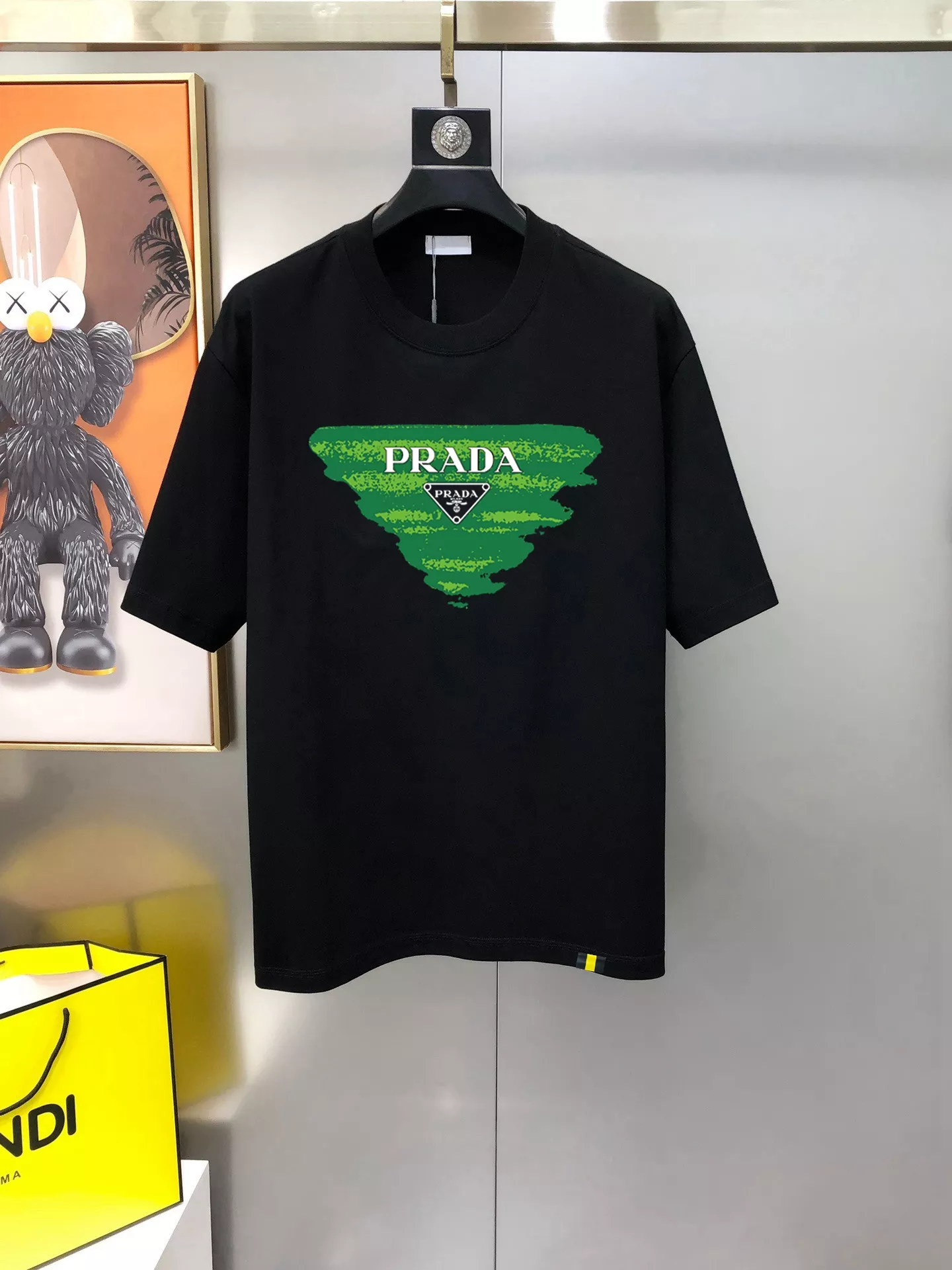 Prada T-Shirts Short Sleeved For Men EasyMatch 3967