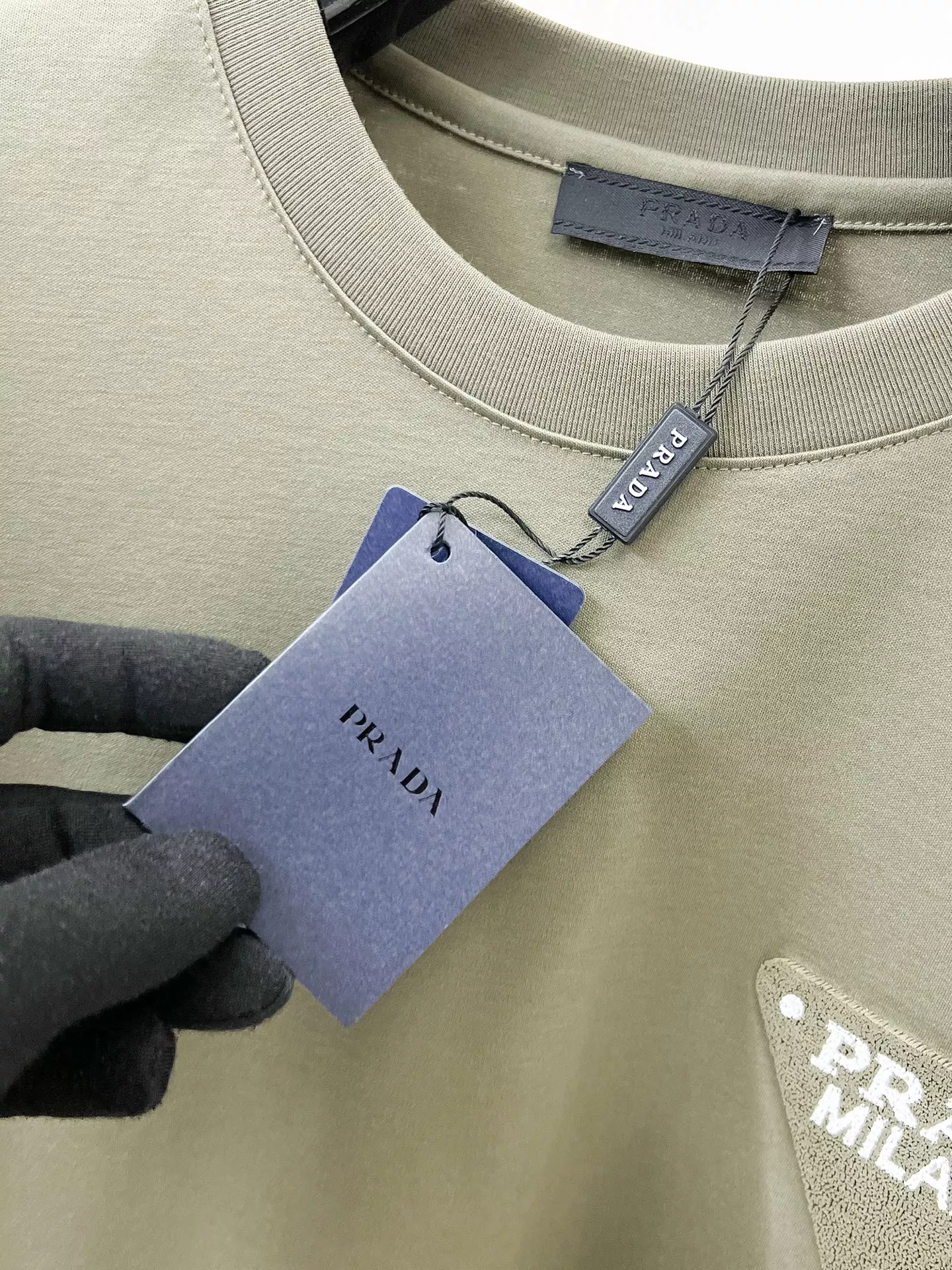 Prada T-Shirts Short Sleeved For Men Flexible 5388