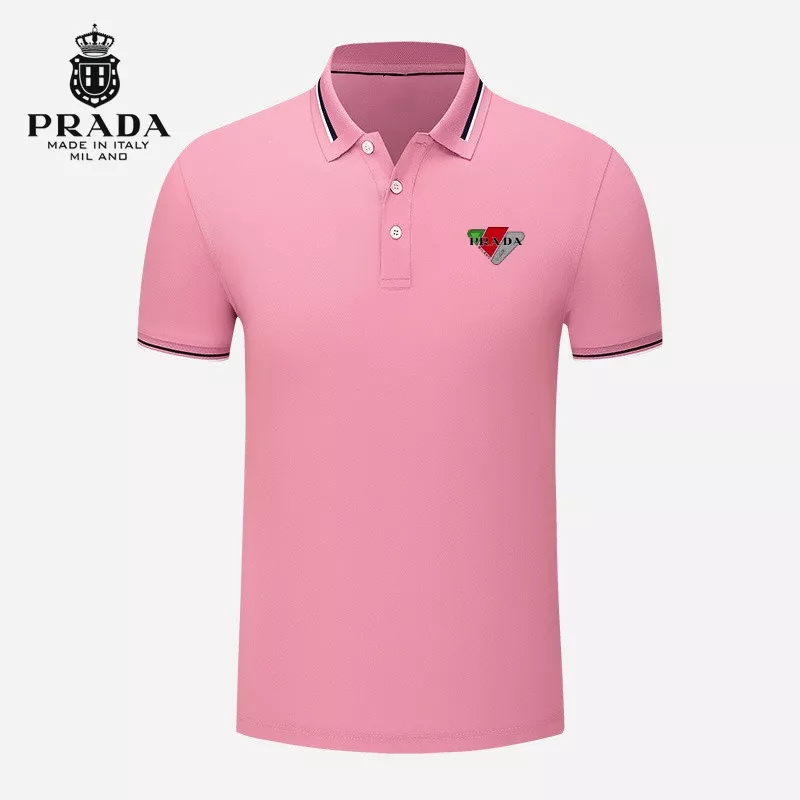 Prada T-Shirts Short Sleeved For Men Lightweight 9430