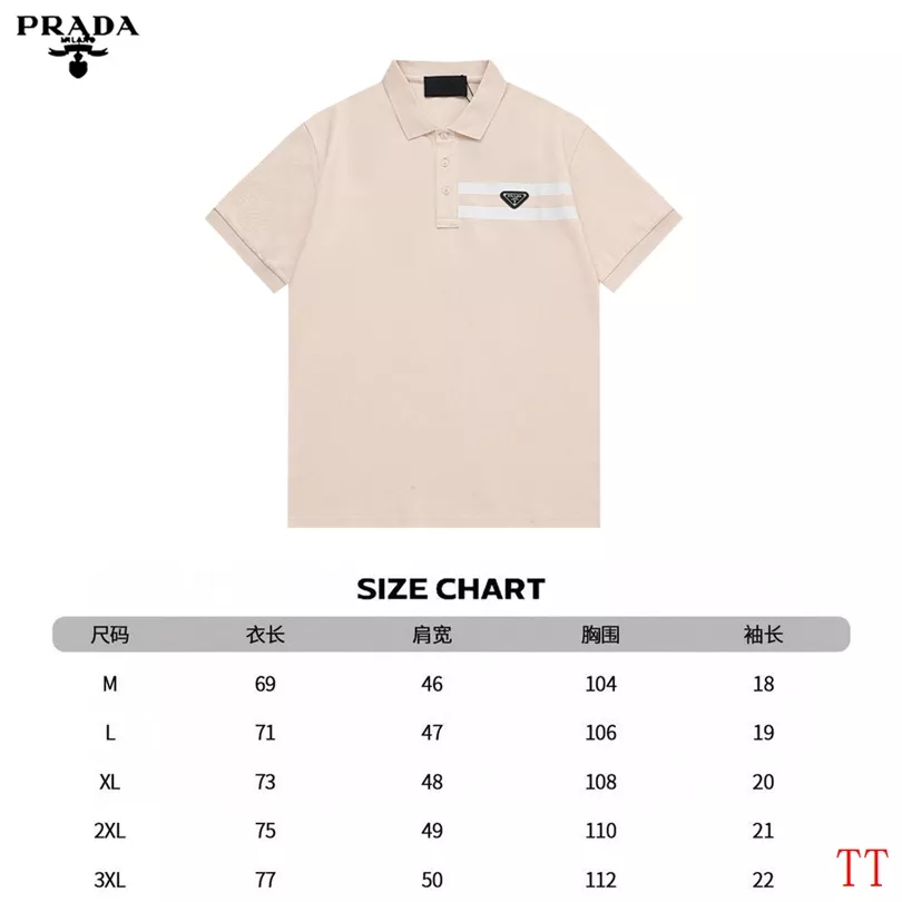 Prada T-Shirts Short Sleeved For Men Modern 3195