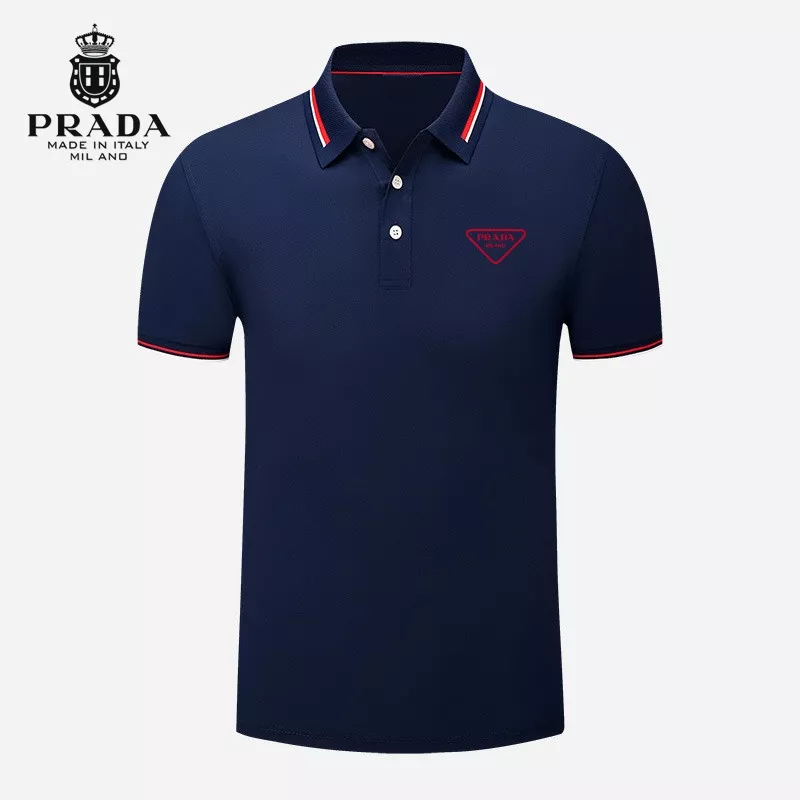 Prada T-Shirts Short Sleeved For Men Popular 5828