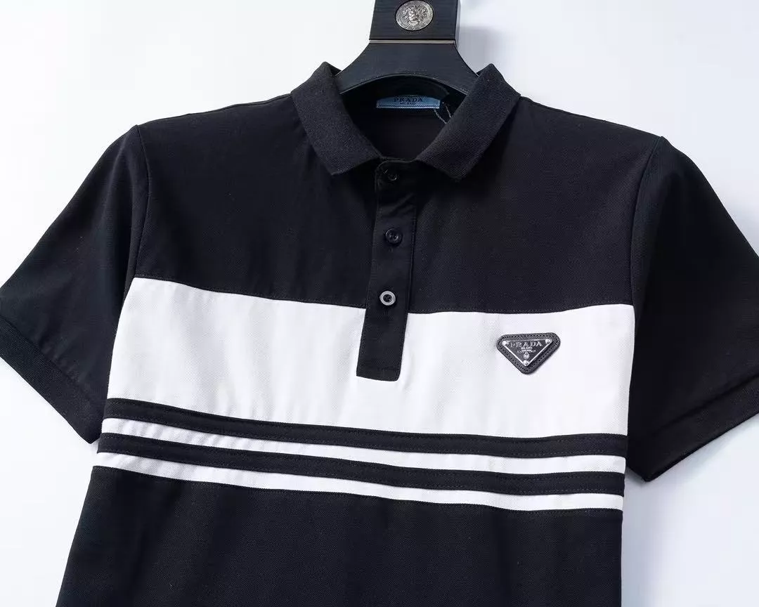 Prada T-Shirts Short Sleeved For Men Practical 7894