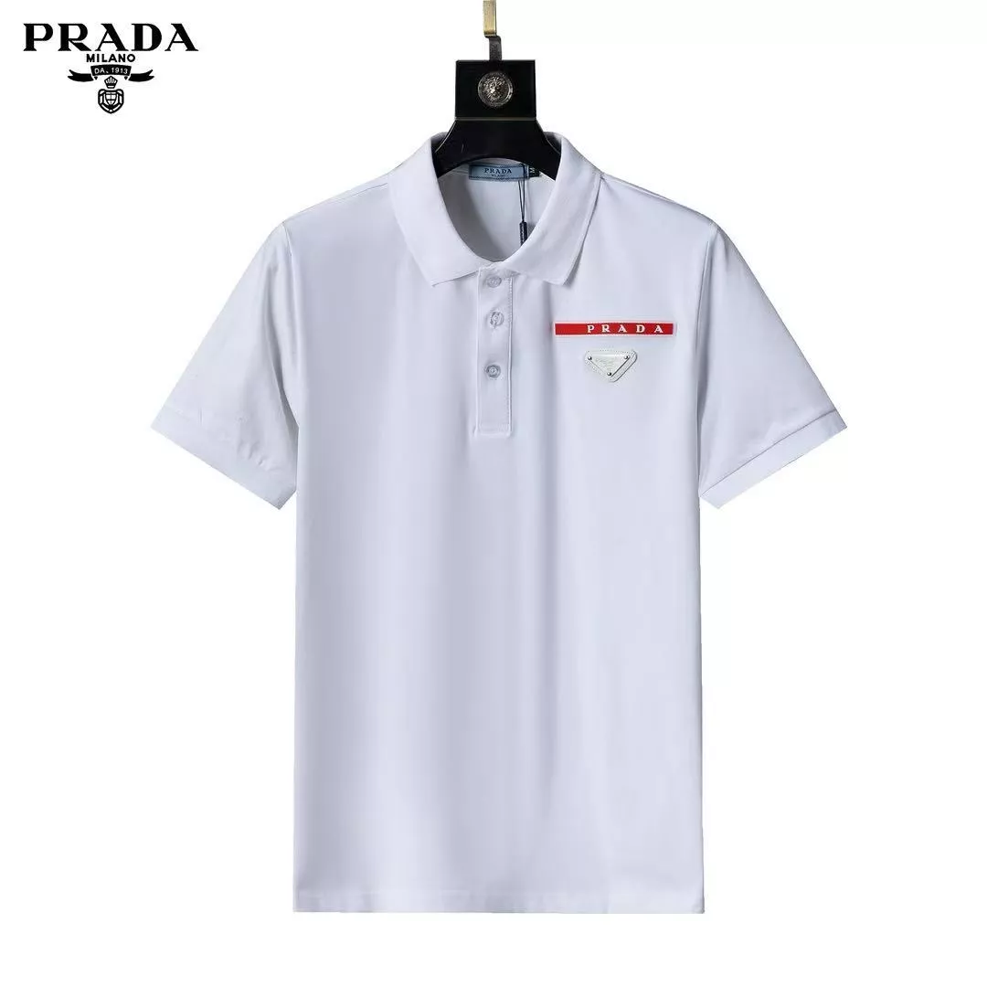Prada T-Shirts Short Sleeved For Men Resilient 2438
