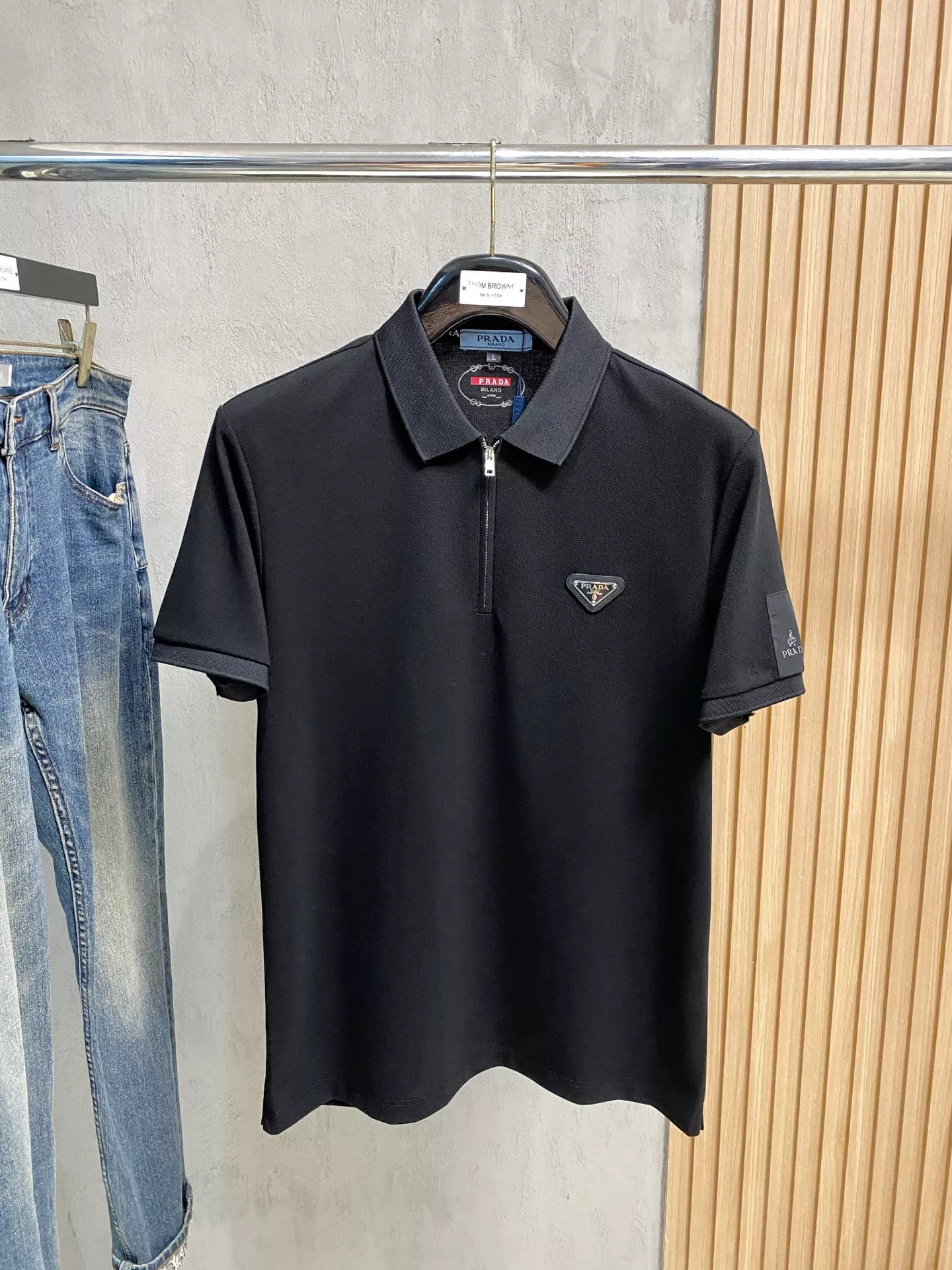Prada T-Shirts Short Sleeved For Men SmartChoice 341