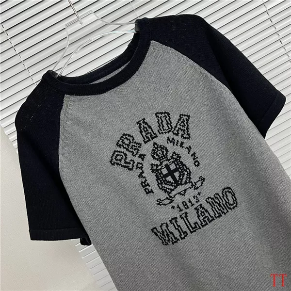 Prada T-Shirts Short Sleeved For Men SmartChoice 7376