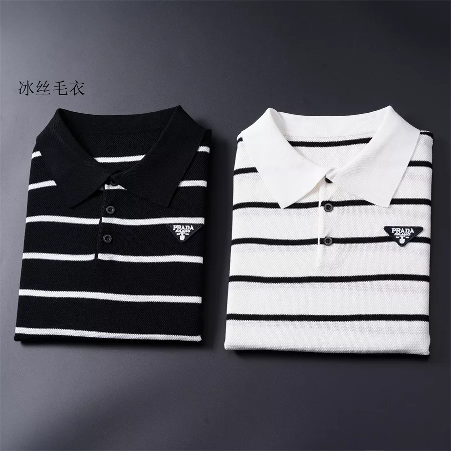 Prada T-Shirts Short Sleeved For Men SmartChoice 9269