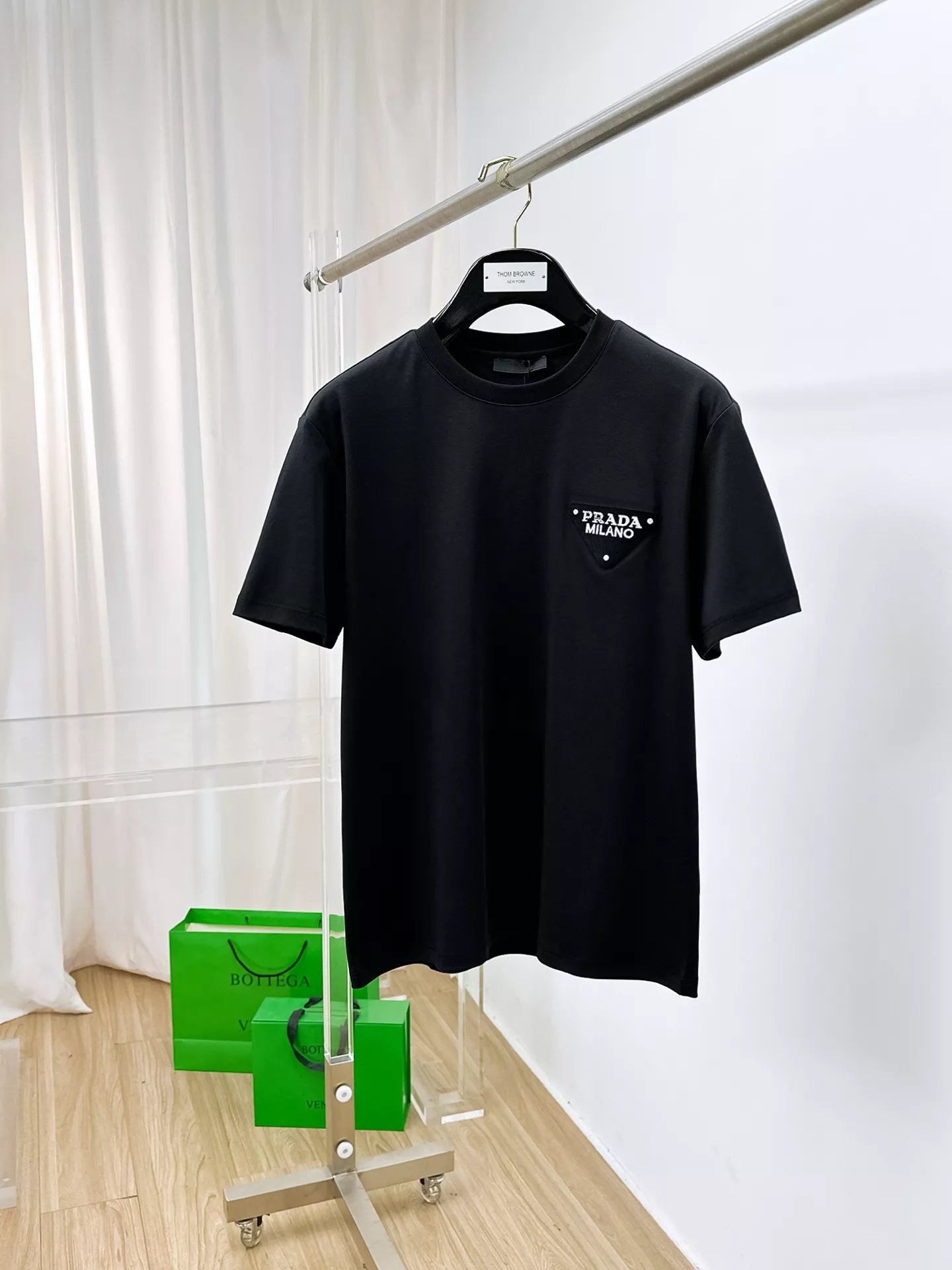 Prada T-Shirts Short Sleeved For Men Trendy 5098