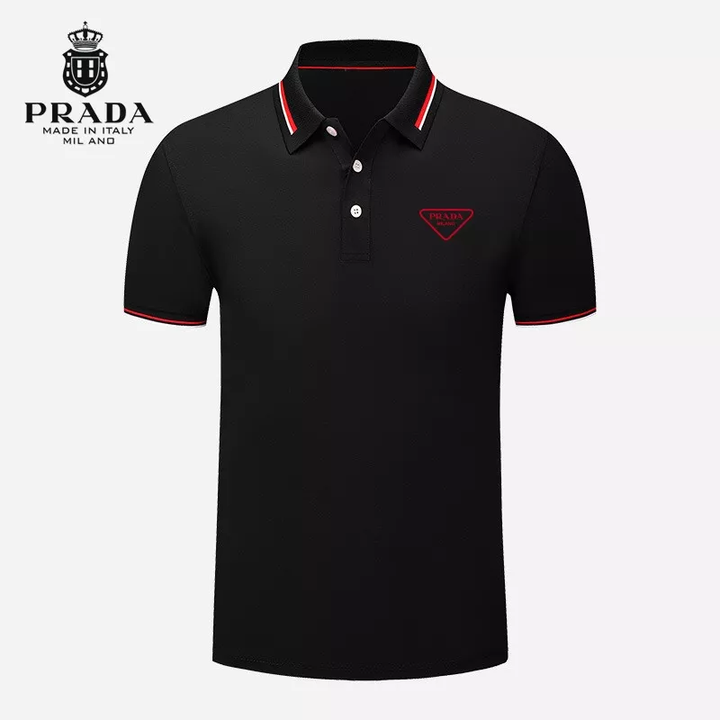 Prada T-Shirts Short Sleeved For Men Versatile 5634
