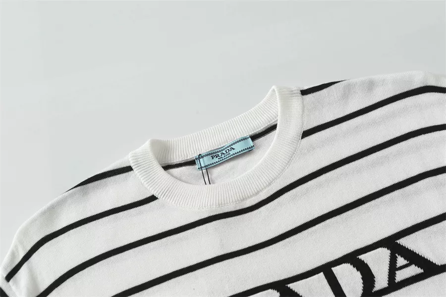 Prada T-Shirts Short Sleeved For Unisex Affordable 4484