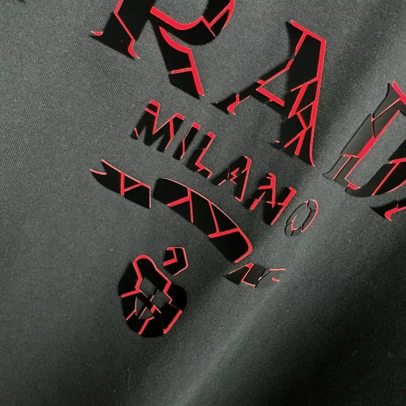 Prada T-Shirts Short Sleeved For Unisex Affordable 5879