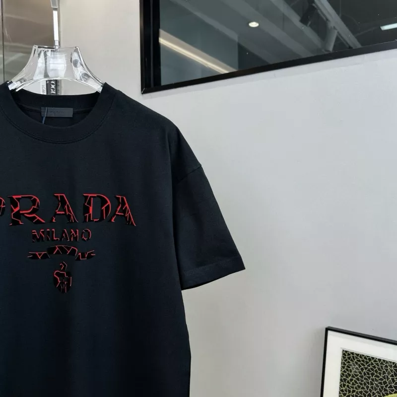 Prada T-Shirts Short Sleeved For Unisex Affordable 5879