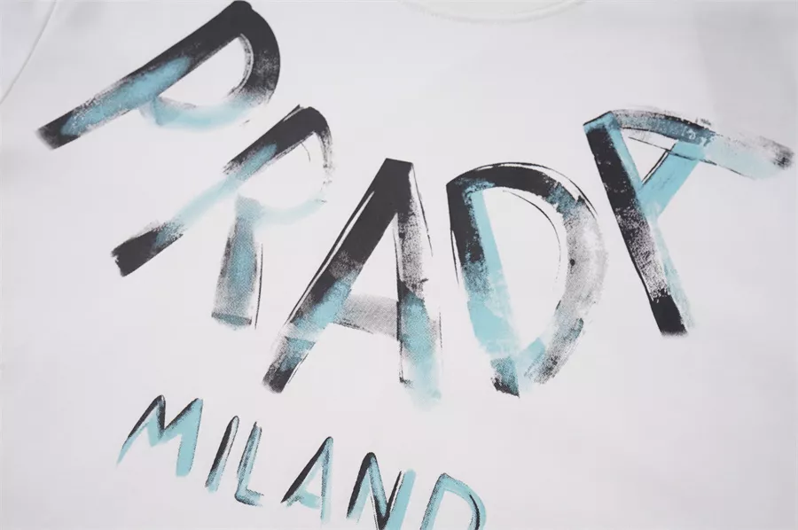 Prada T-Shirts Short Sleeved For Unisex Bold 490
