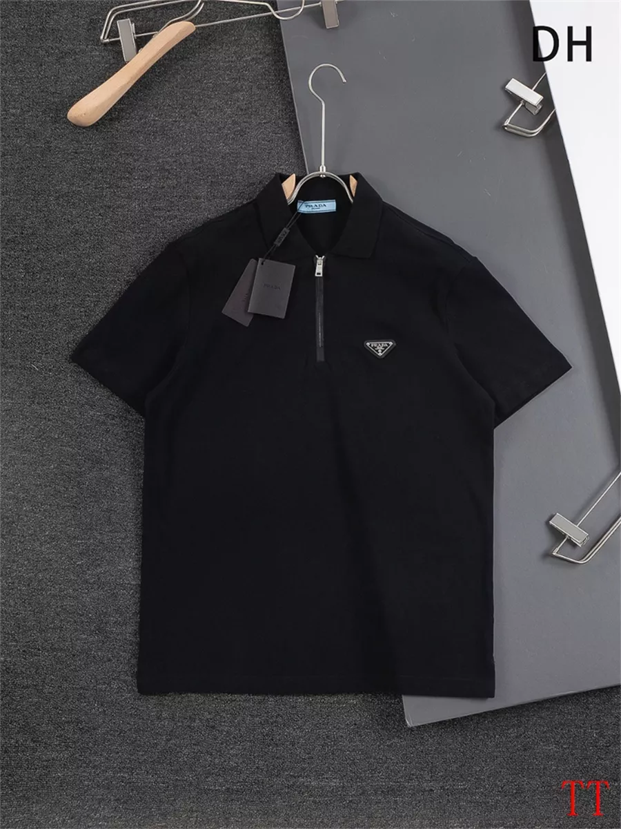Prada T-Shirts Short Sleeved For Unisex Cozy 3035