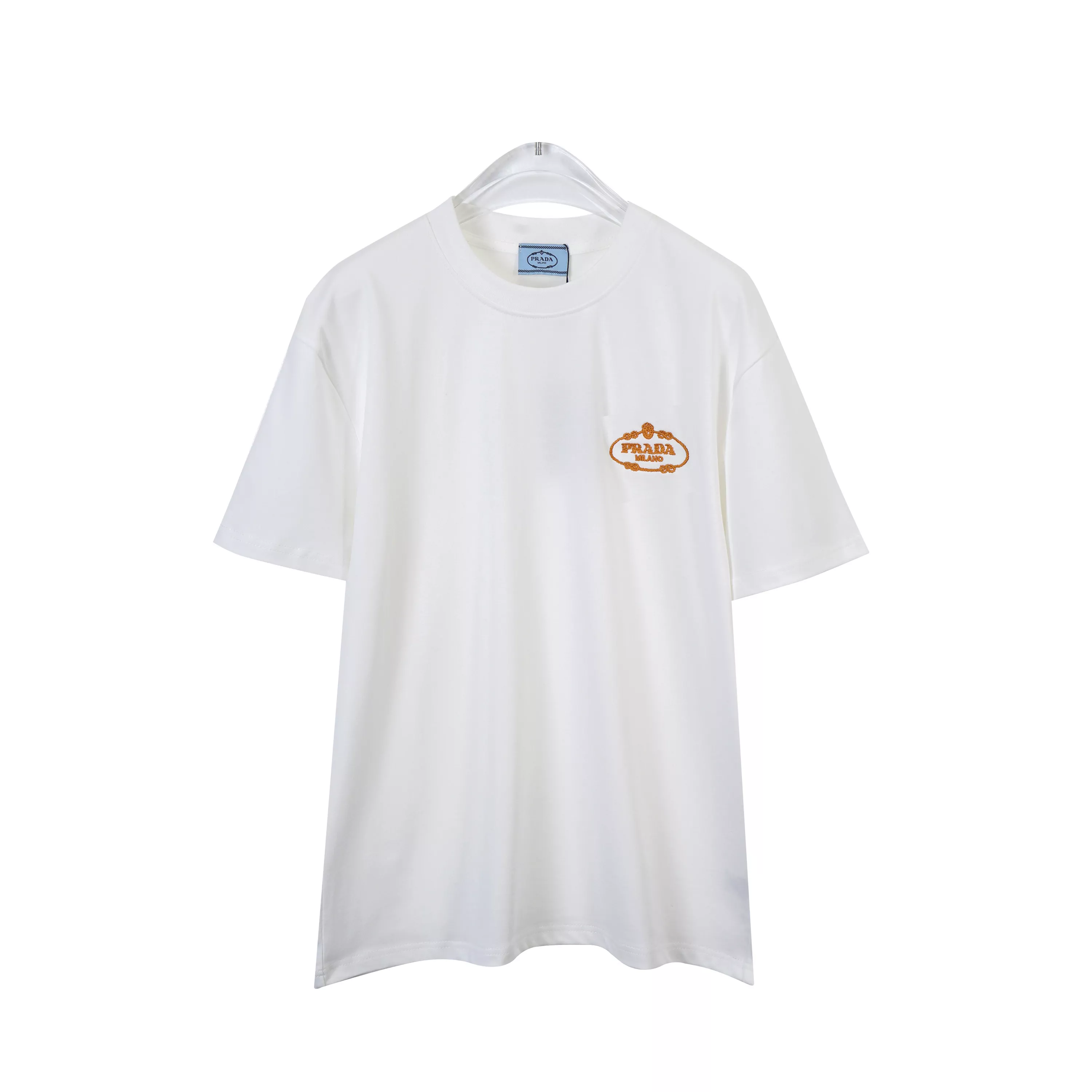 Prada T-Shirts Short Sleeved For Unisex EasyMatch 2955