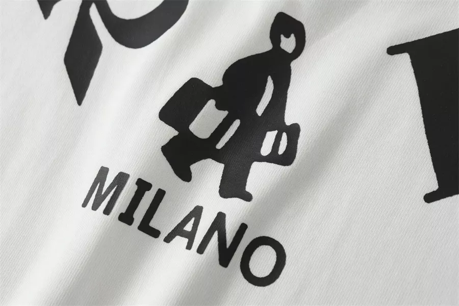 Prada T-Shirts Short Sleeved For Unisex Fashionable 6852