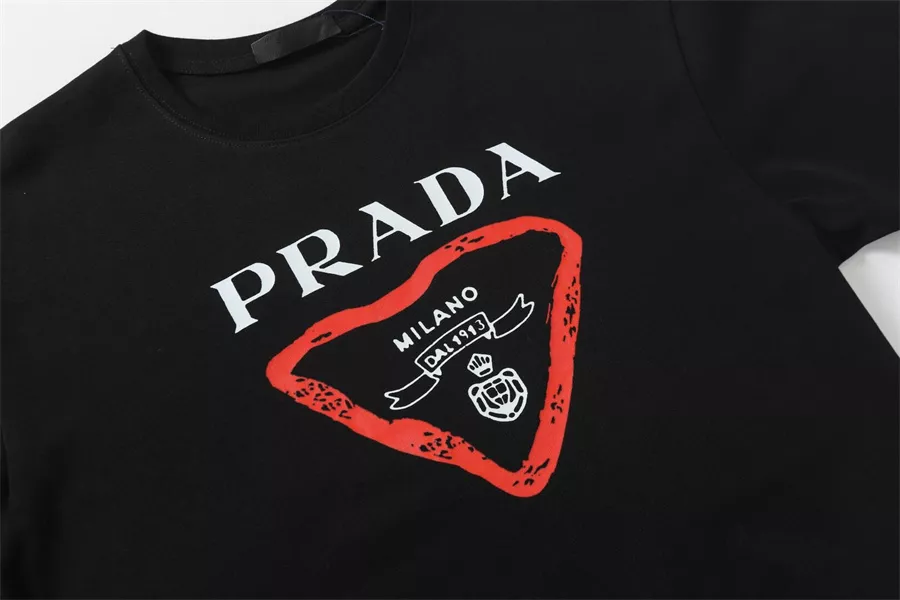 Prada T-Shirts Short Sleeved For Unisex Functional 1254