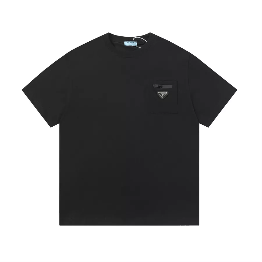 Prada T-Shirts Short Sleeved For Unisex Functional 1442