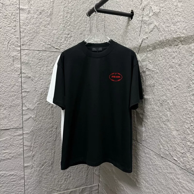 Prada T-Shirts Short Sleeved For Unisex GoodFit 8216