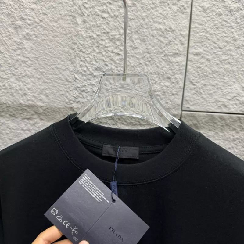 Prada T-Shirts Short Sleeved For Unisex GoodFit 8216