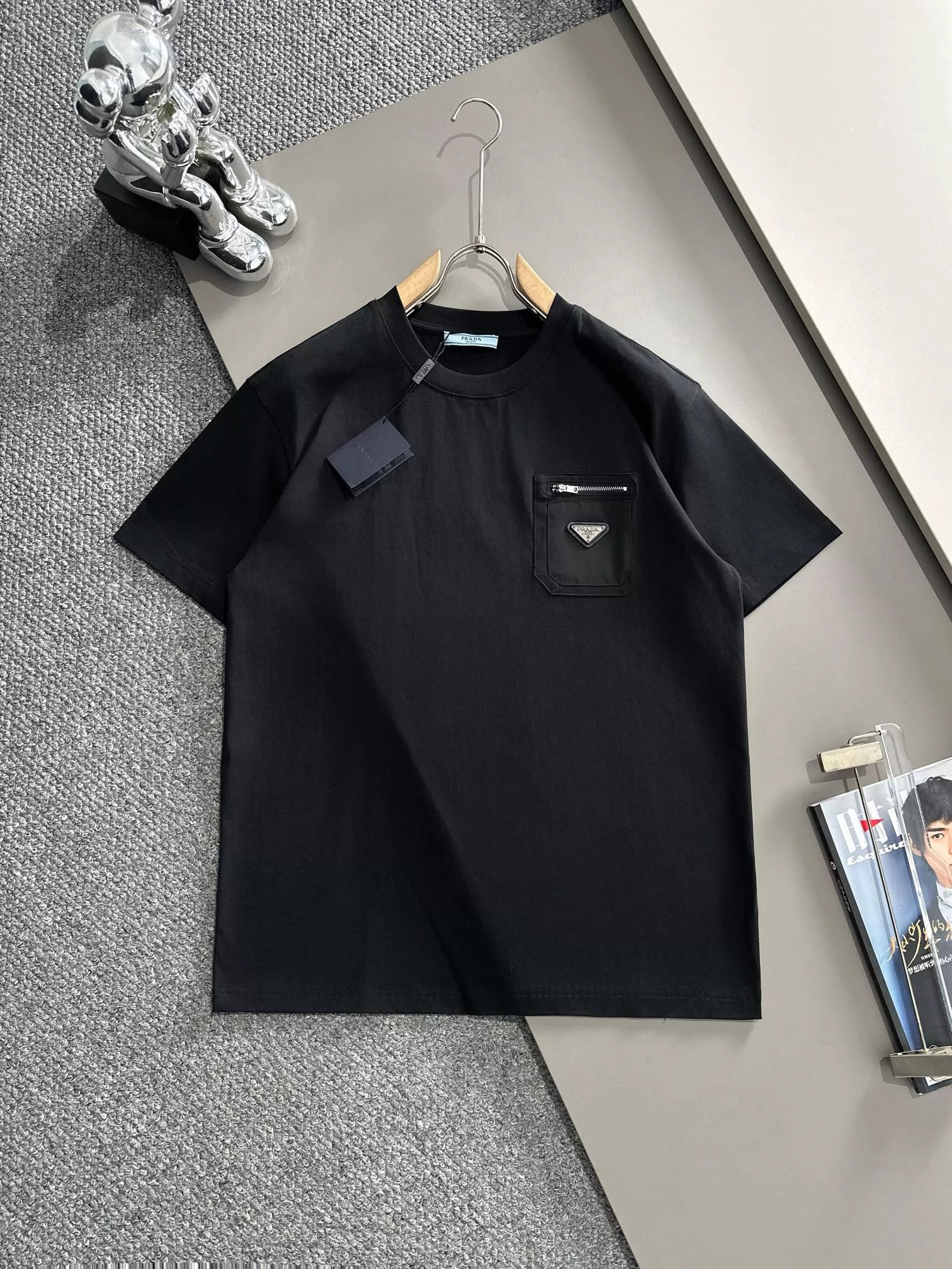 Prada T-Shirts Short Sleeved For Unisex HighQuality 1132
