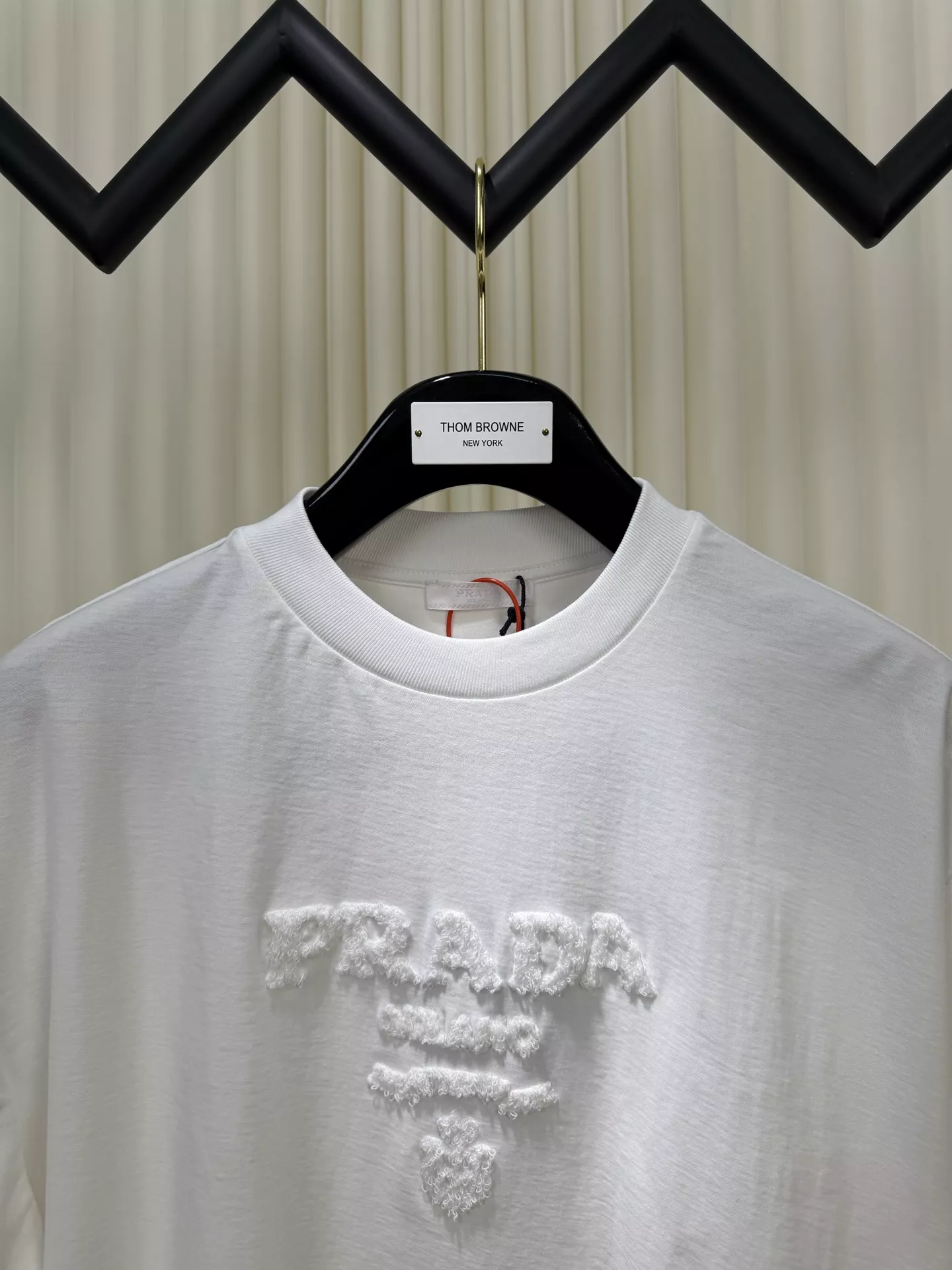 Prada T-Shirts Short Sleeved For Unisex HighQuality 8723