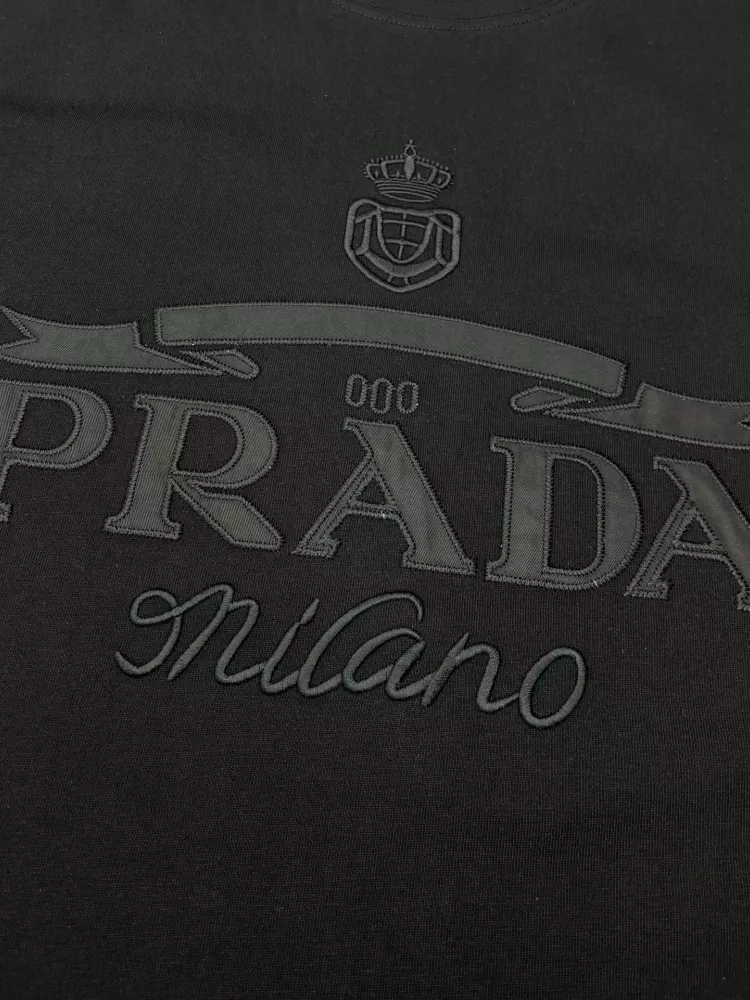 Prada T-Shirts Short Sleeved For Unisex Modern 9453
