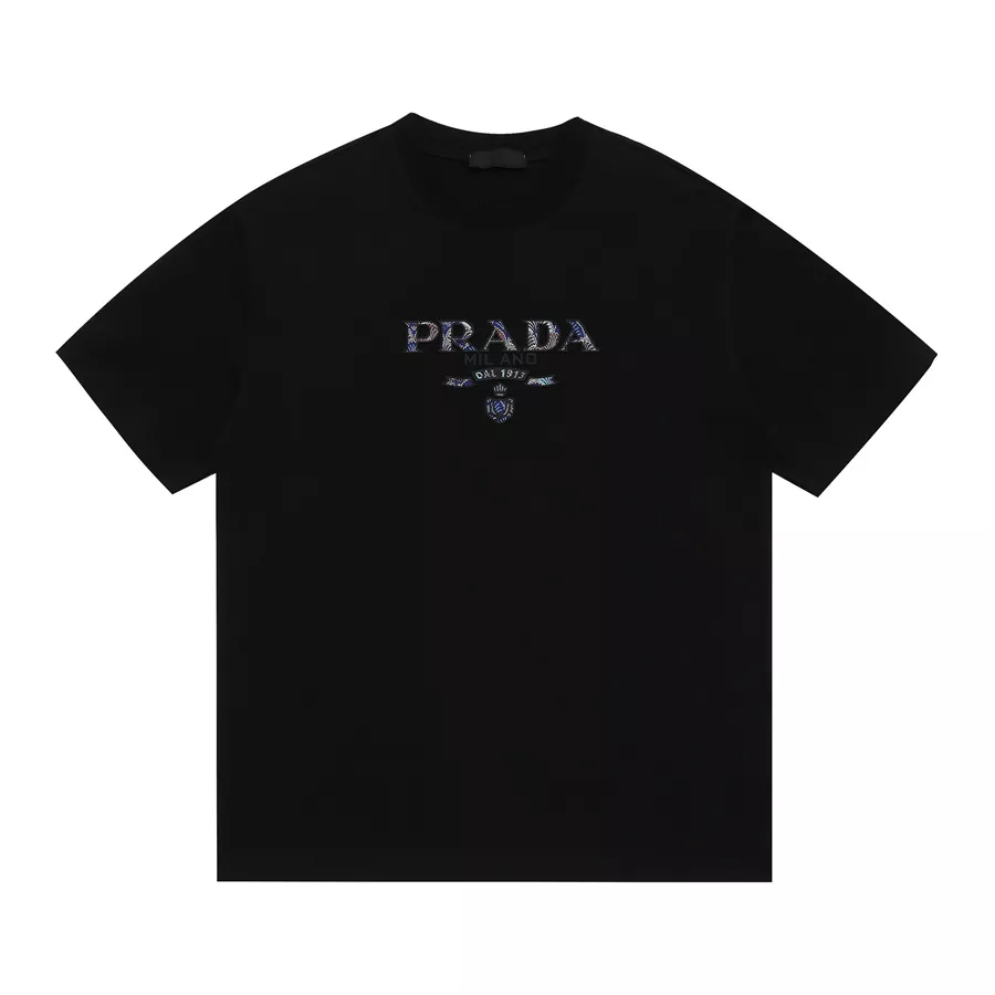 Prada T-Shirts Short Sleeved For Unisex NewStyle 4619