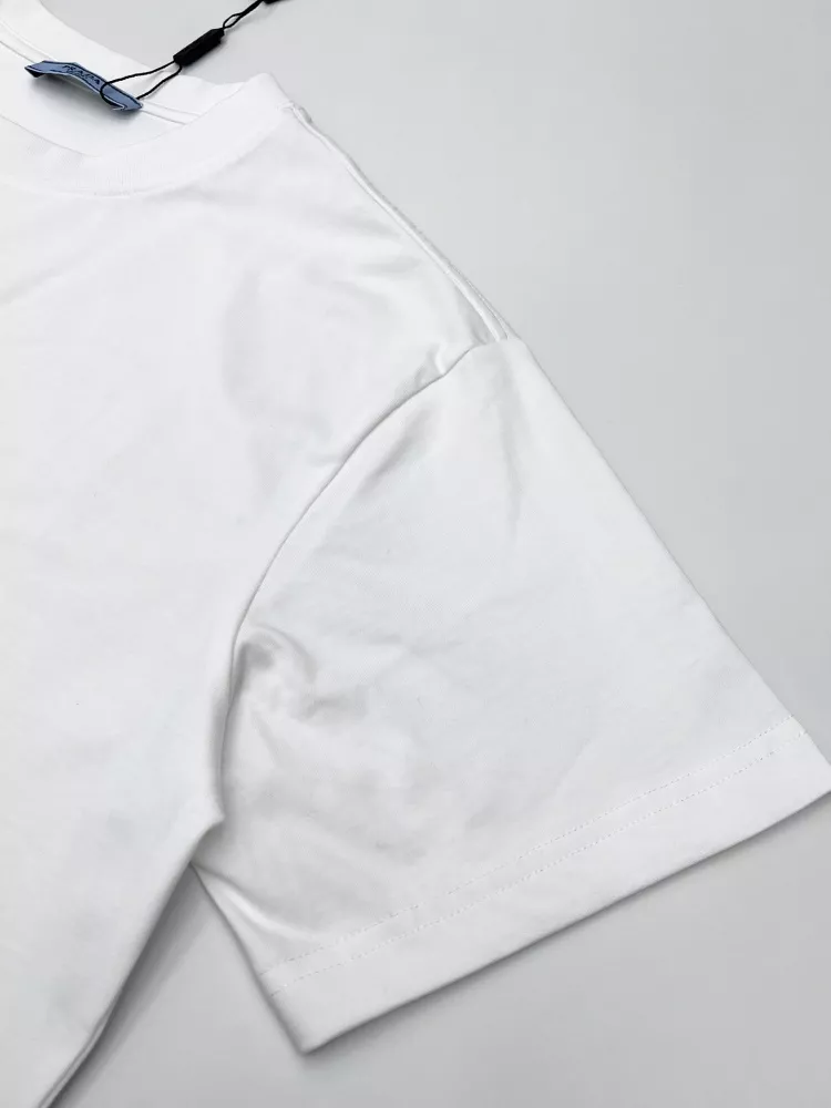 Prada T-Shirts Short Sleeved For Unisex Popular 5074