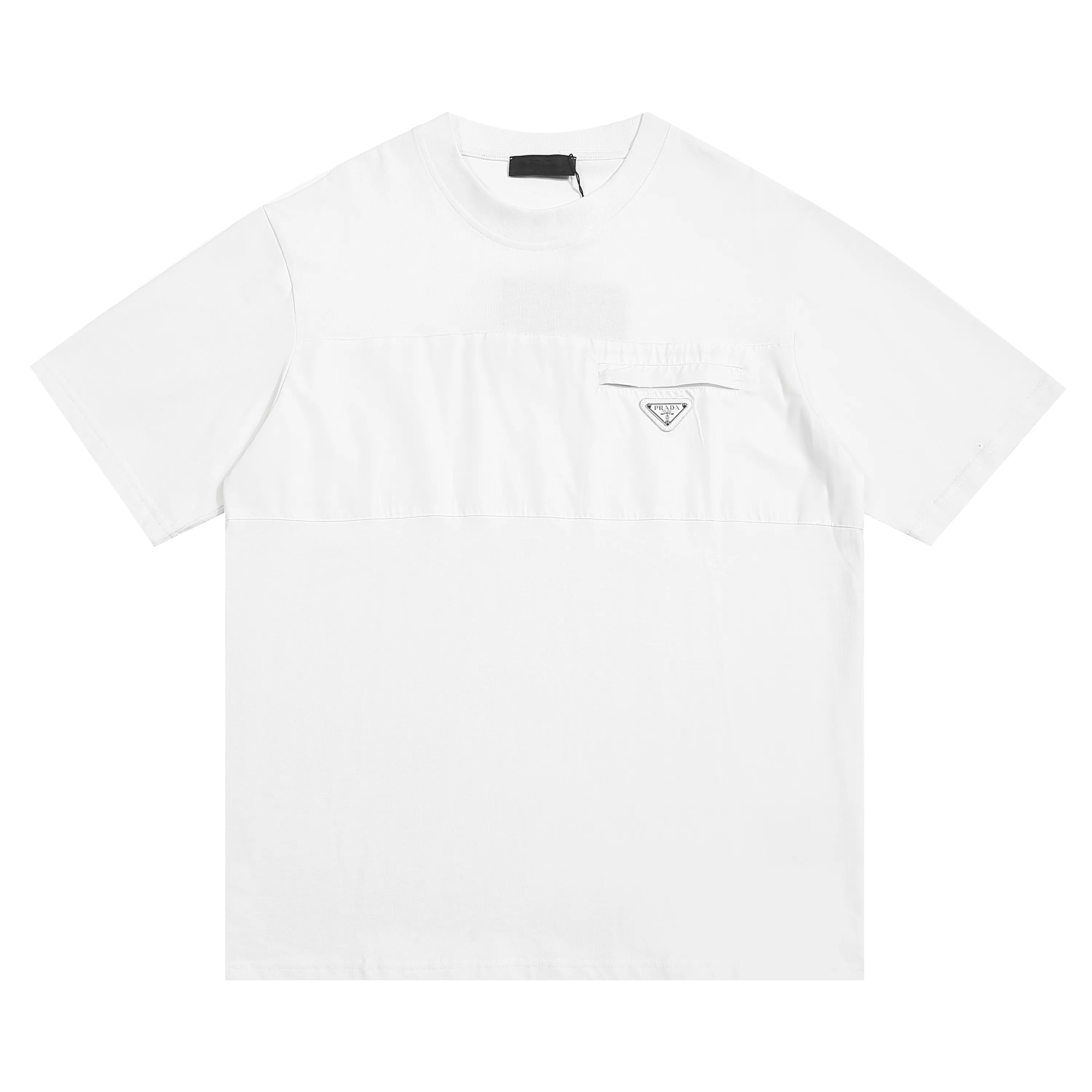 Prada T-Shirts Short Sleeved For Unisex Sleek 5024