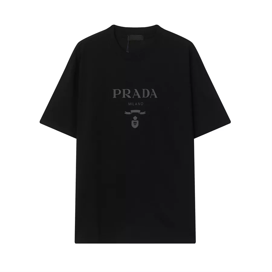 Prada T-Shirts Short Sleeved For Unisex Sophisticated 5876