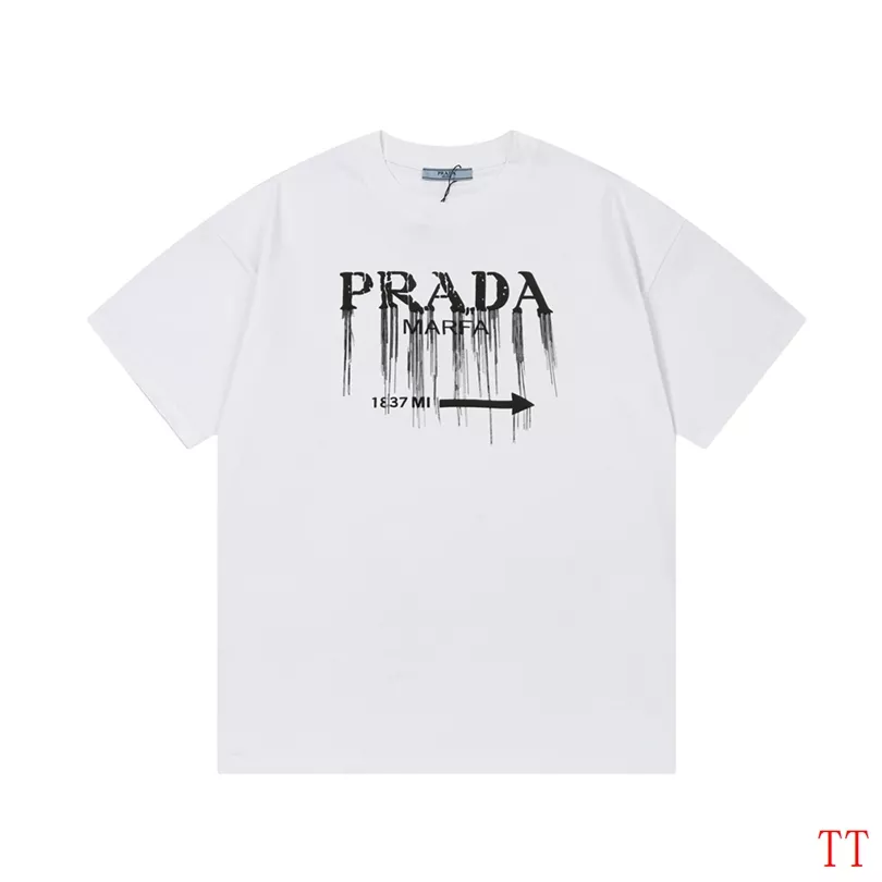 Prada T-Shirts Short Sleeved For Unisex SportInspired 5751