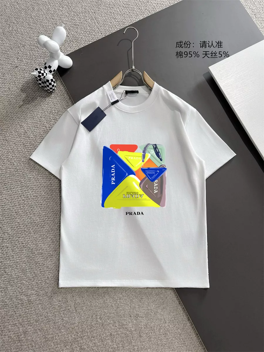Prada T-Shirts Short Sleeved For Unisex TopPick 436