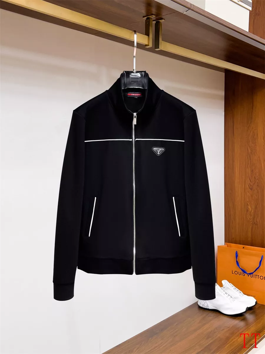 Prada Tracksuits Long Sleeved For Men Bright 3988