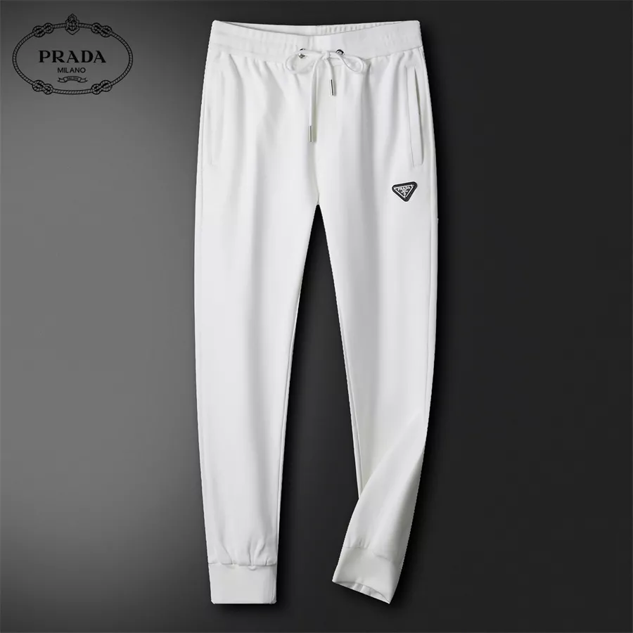 Prada Tracksuits Long Sleeved For Men EasyMatch 8050