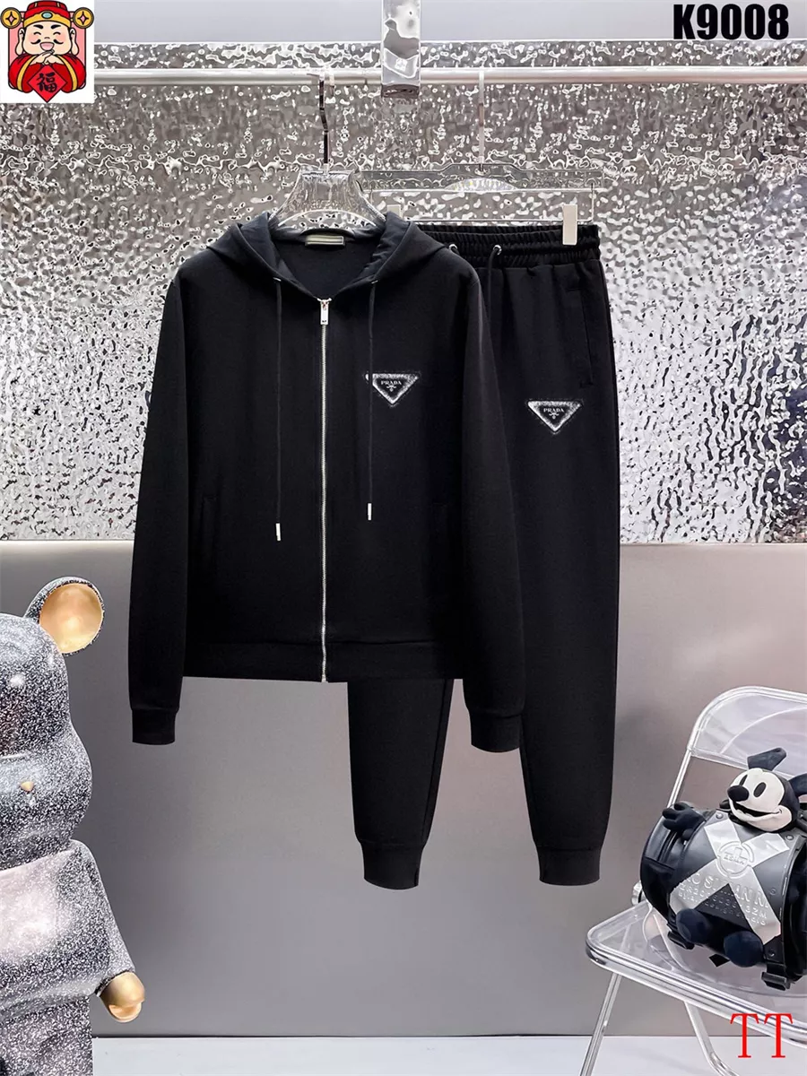 Prada Tracksuits Long Sleeved For Men NewStyle 5391
