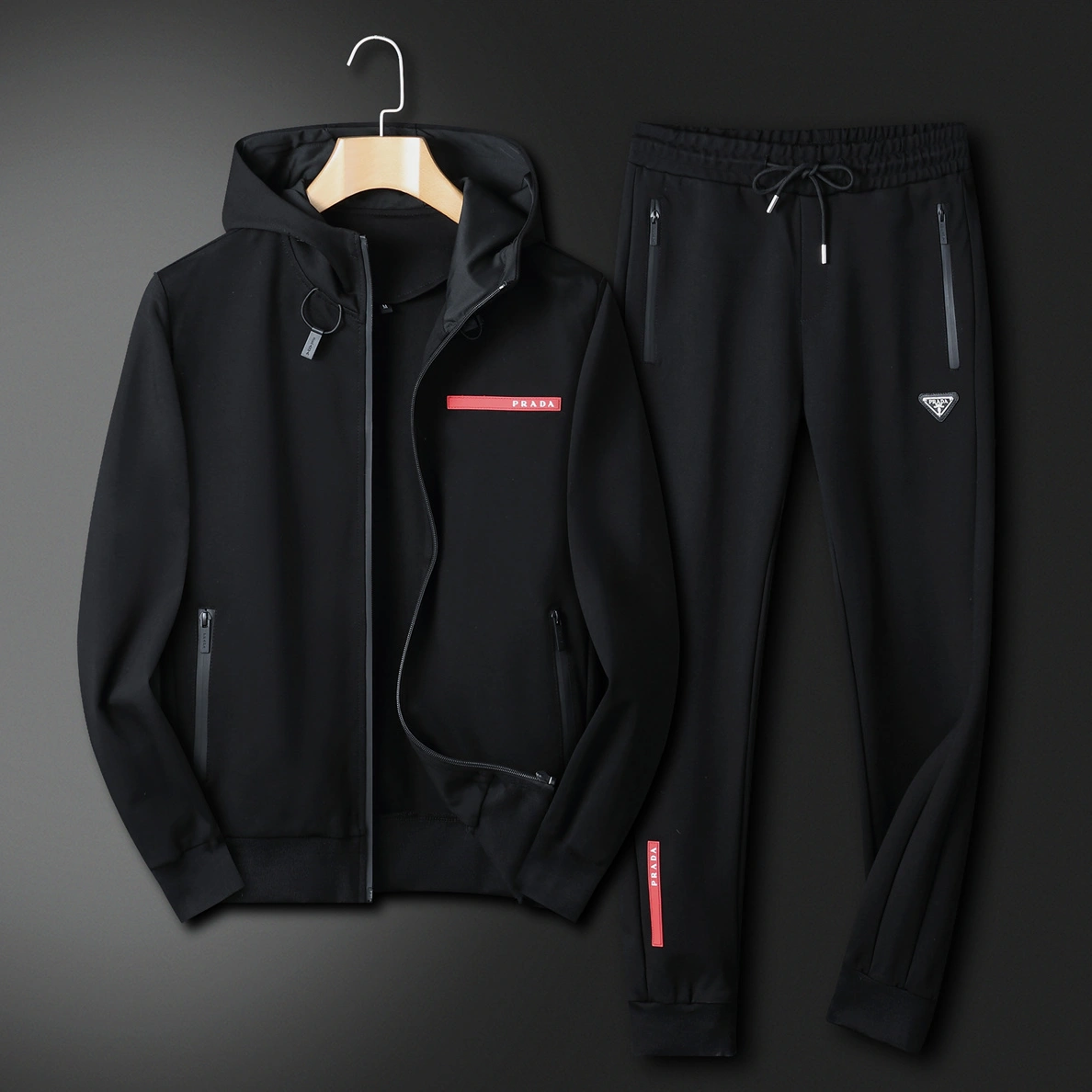 Prada Tracksuits Long Sleeved For Men SportInspired 1947
